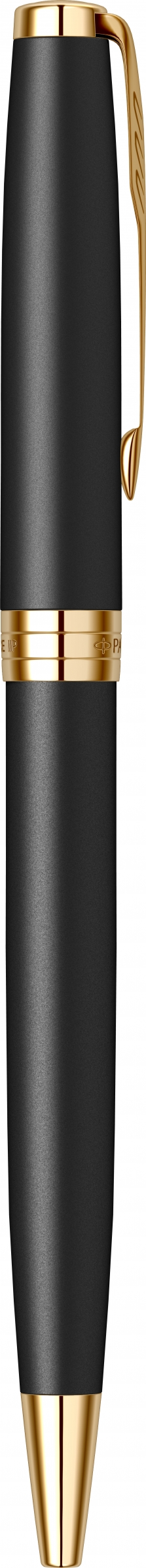 Подарочный набор: Шариковая ручка Parker Sonnet Core K528, Matte Black GT +  Ежедневник Premium, Black GS — фото 9